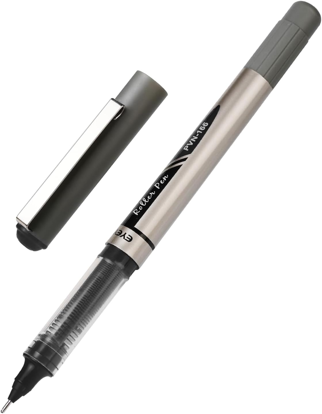 image:imageEYEYE 05mm Blue Pens Needle Roller Ball 12 Pack Rollerball Pen Extra Fine Point Quick Dry Liquid Ink Pens Fine Point Smooth Writing Pen for Journaling Note Taking Office School SuppliesBlackBlue