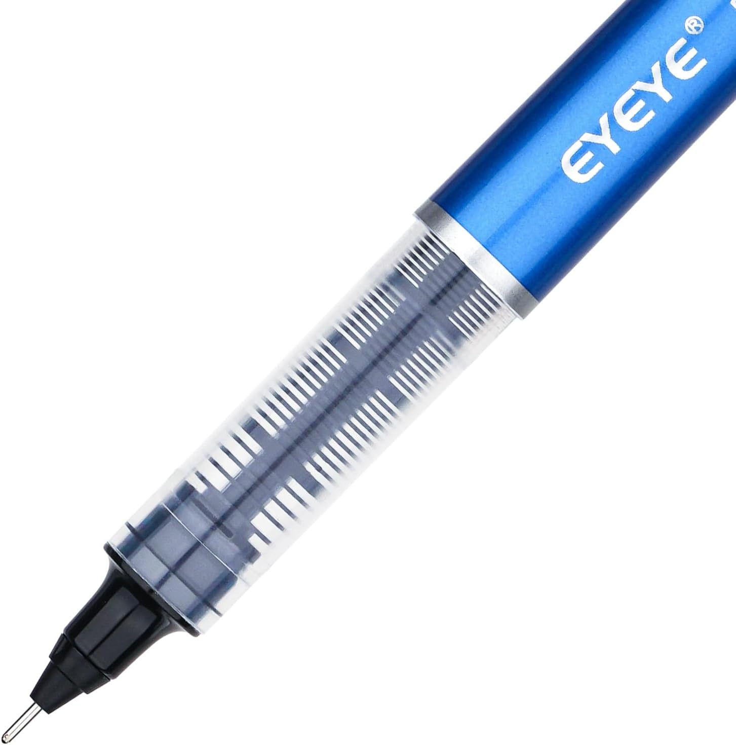 image:imageEYEYE 05mm Roller Ball Pens 8 Assorted Colors Quick Drying Liquid Ink Needle Rollerball Pens Extra Fine Point Smooth Writing Pen for Journaling Note Taking Office School Supplies amp Gifts