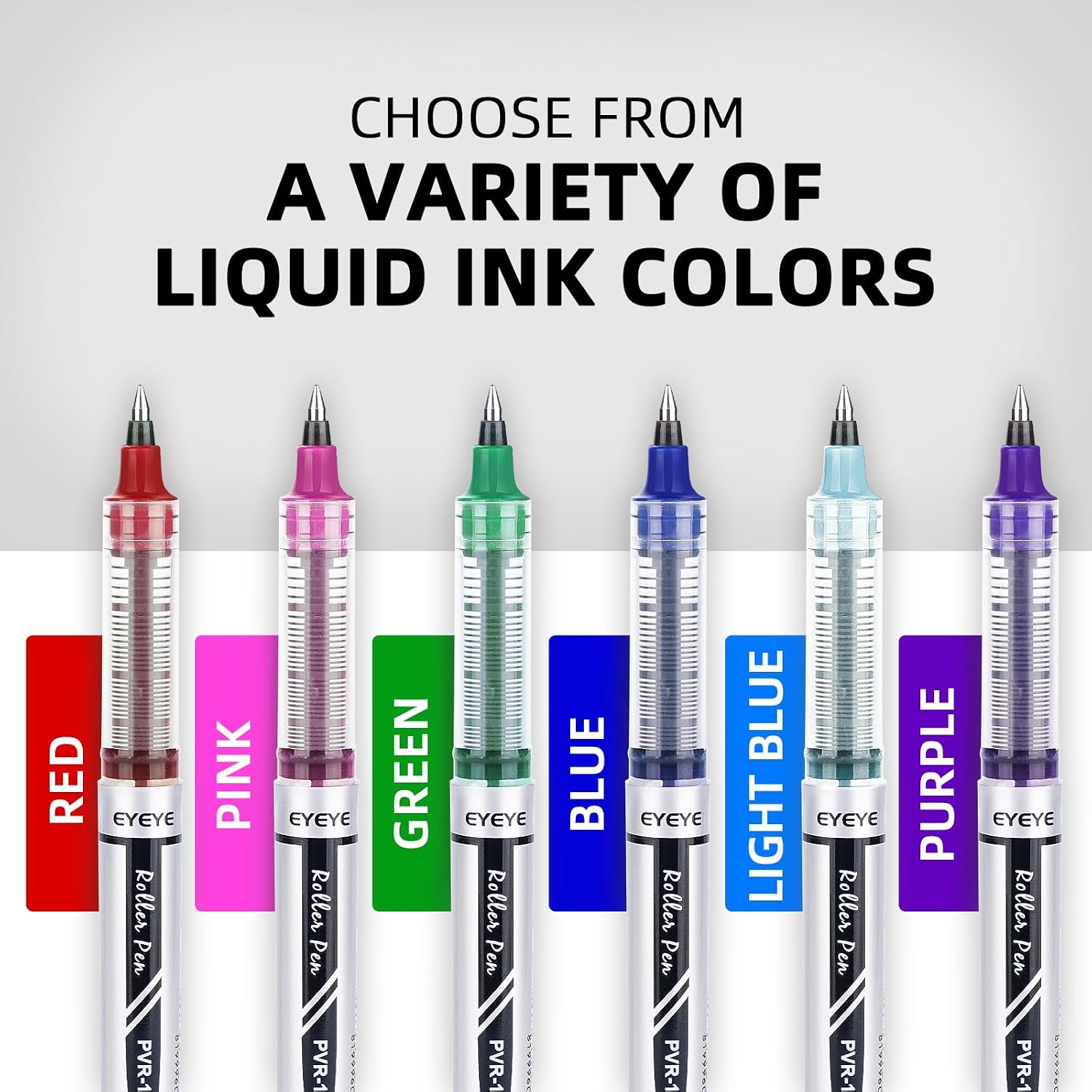image:imageEYEYE Liquid Ink Rollerball Pen 07mm 6 Assorted Colors Medium Point Pen Quick Dry Liquid Ink Pens Fine Point Smooth Writing Pens for Journaling Note Taking Office School Supplies3 Colors