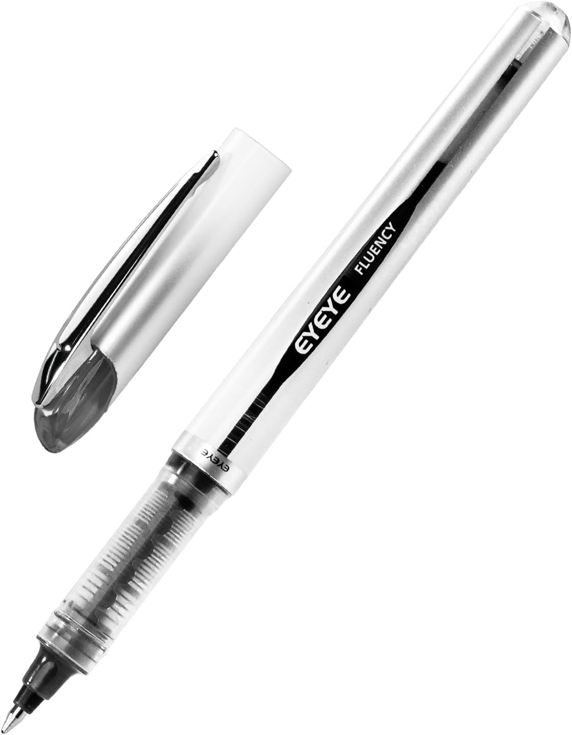 image:imageEYEYE Liquid Ink Rollerball Pen 07mm 6 Assorted Colors Medium Point Pen Quick Dry Liquid Ink Pens Fine Point Smooth Writing Pens for Journaling Note Taking Office School SuppliesBlack