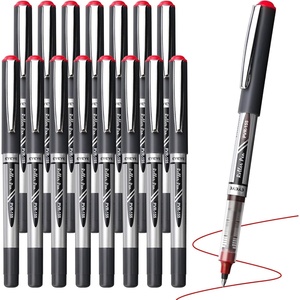 image:imageEYEYE Black Rollerball Pens 16 Pack 07mm Medium Point Quick Dry Roller Ball Pens Liquid Ink Pen Fine Point Smooth Writing Pens for Journaling School Office WritingRed