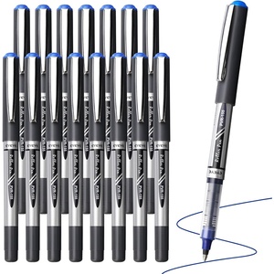 image:imageEYEYE Black Rollerball Pens 16 Pack 07mm Medium Point Quick Dry Roller Ball Pens Liquid Ink Pen Fine Point Smooth Writing Pens for Journaling School Office WritingBlue