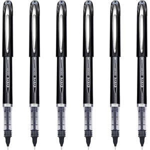 image:imageEYEYE Liquid Ink Rollerball Pen 07mm 6 Assorted Colors Medium Point Pen Quick Dry Liquid Ink Pens Fine Point Smooth Writing Pens for Journaling Note Taking Office School SuppliesBlack