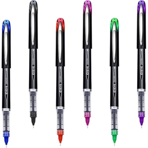 image:imageEYEYE Liquid Ink Rollerball Pen 07mm 6 Assorted Colors Medium Point Pen Quick Dry Liquid Ink Pens Fine Point Smooth Writing Pens for Journaling Note Taking Office School SuppliesMulticolor