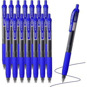 image:imageEYEYE Red Gel Pens 15 Pack G103 Retractable 05mm Extra Fine Point Quick Dry Red Ink Pen Fine Point Smooth Writing Pens for Journaling School Office WritingBlue